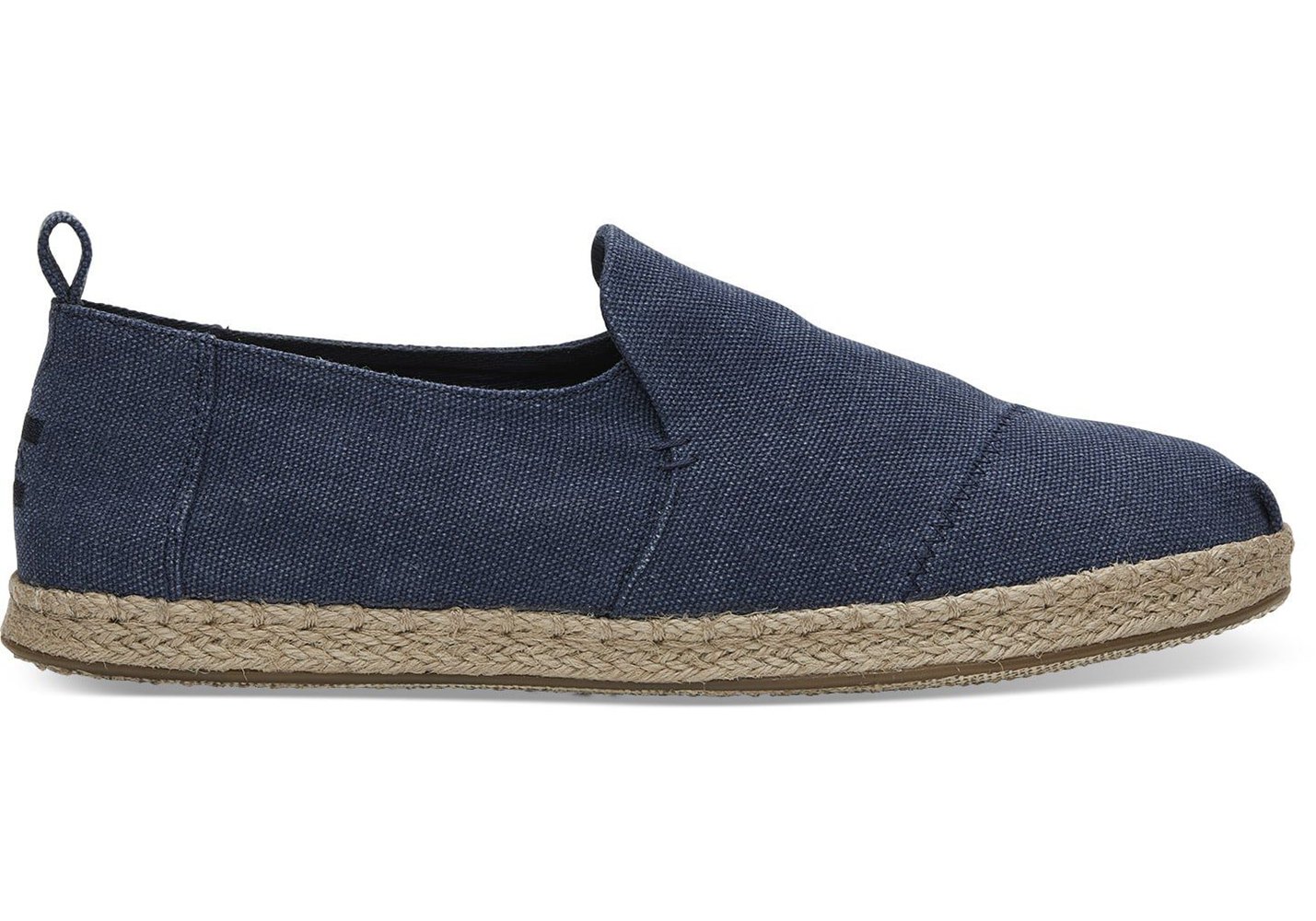 Toms Espadryle Męskie Granatowe - Alpargata Rope - 24UEWTCPH